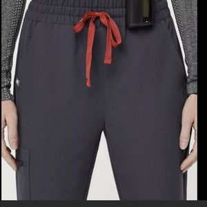 FIGS high waisted Zamora joggers Charcoal